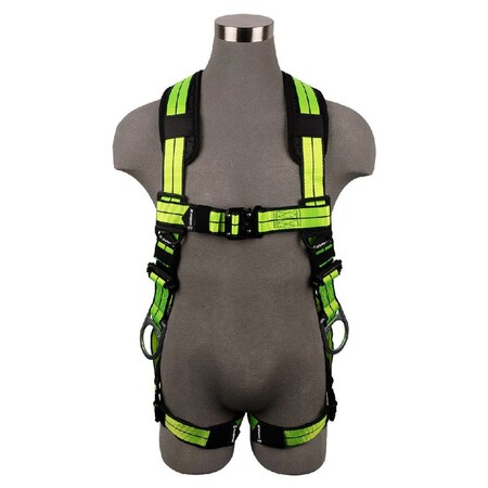 Safewaze PRO+ Full Body Harness: 3D, QC Chest, QC Legs FS-FLEX285-QC